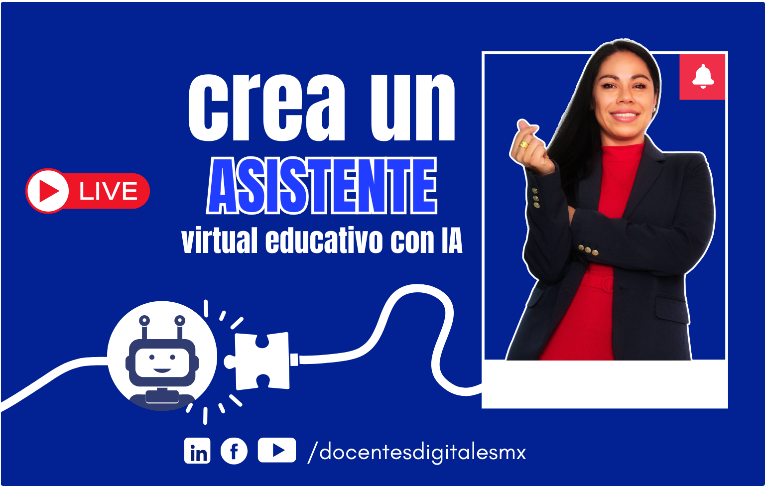 Crea un asistente virtual educativo con IA