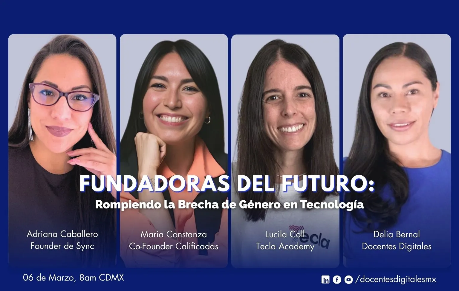 Fundadoras del Futuro: Rompiendo la Brecha de Género en Tecnología